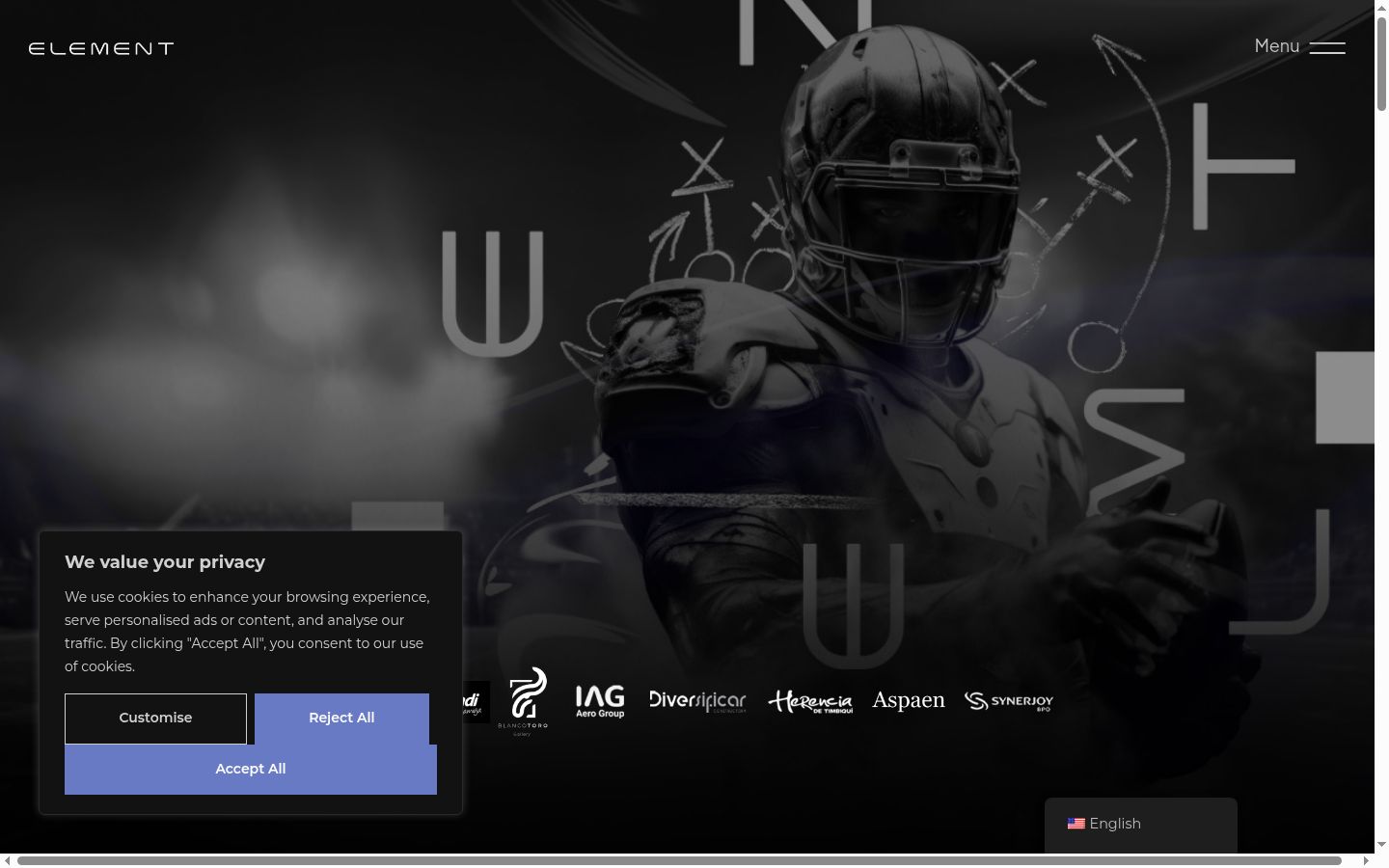 Екранна снимка на банера за съгласие, показан преди каквото и да е взаимодействие