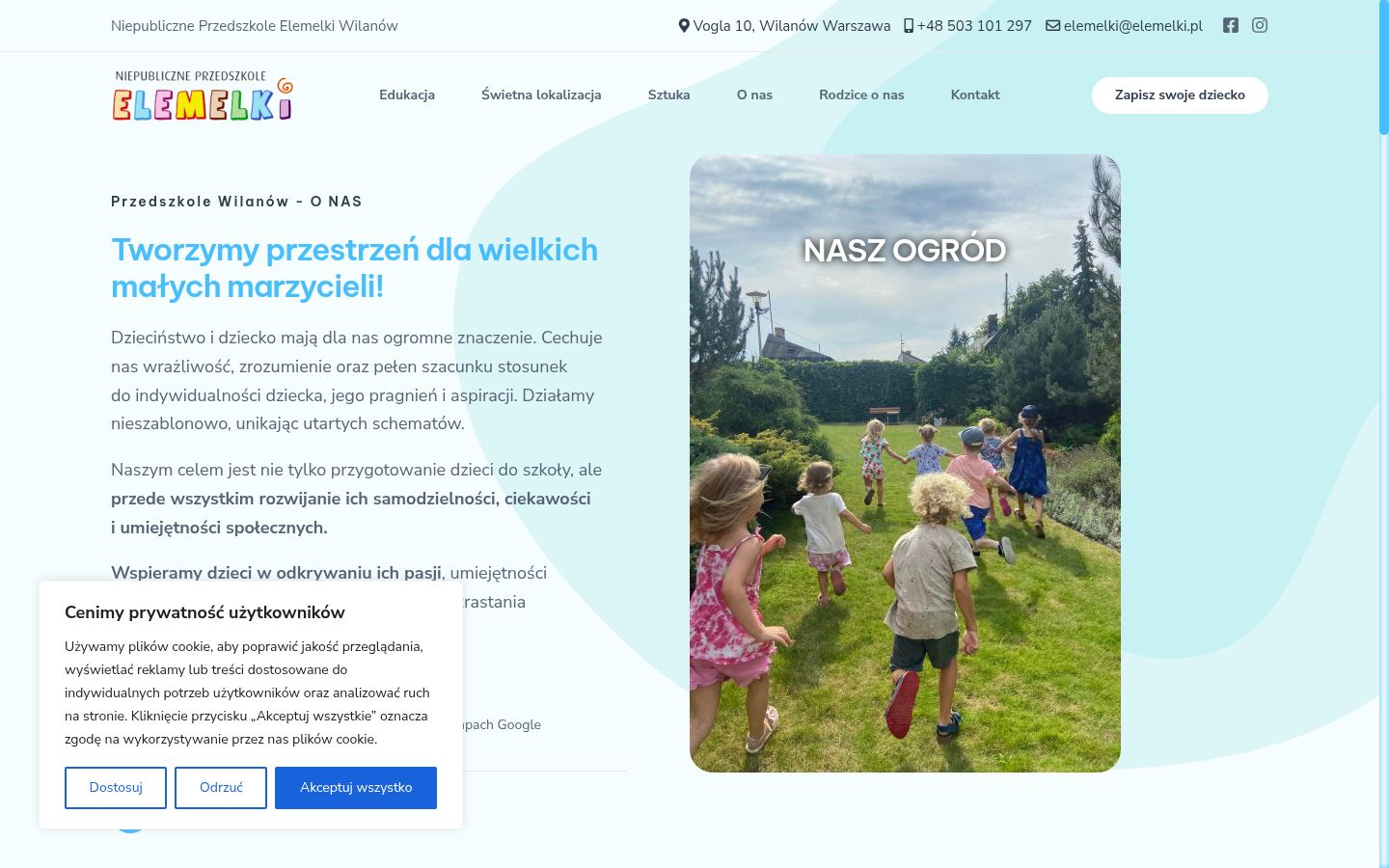 Ekrānuzņēmums ar piekrišanas baneri, kas tika rādīts pirms jebkādas mijiedarbības