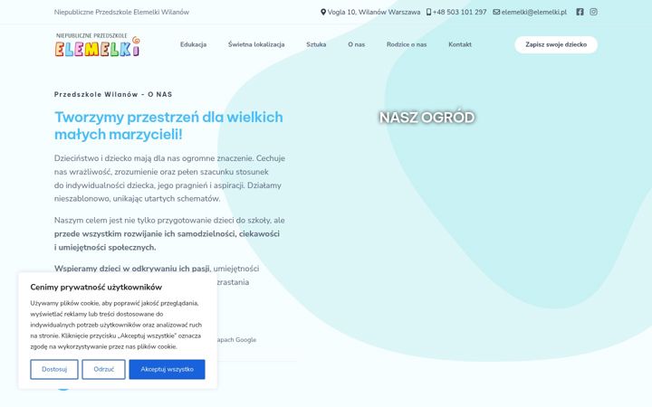 Captura de ecrã de elemelki.pl