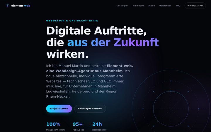 Екранна снимка на element-web.de