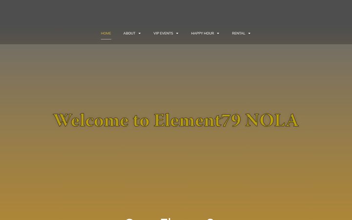 Screenshot of element79nola.com