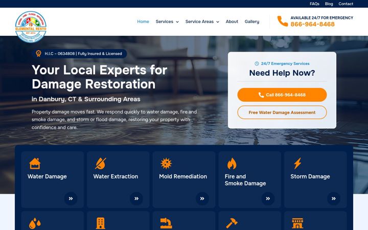 Screenshot of elementalresto.com