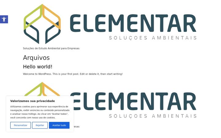Screenshot stránky elementarsa.com.br