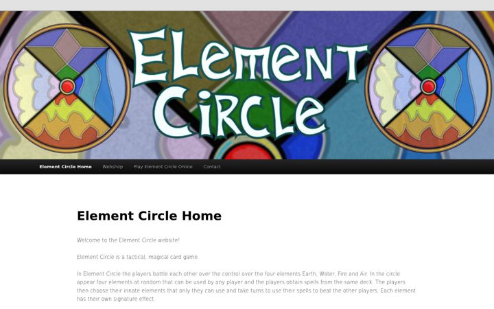 Screenshot of elementcircle.com