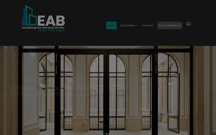 Screenshot of elementeambau.com