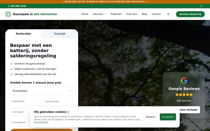 Ekrānuzņēmums no elementenenergie.nl