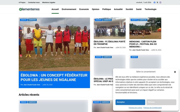 Screenshot ta' elementerres.net
