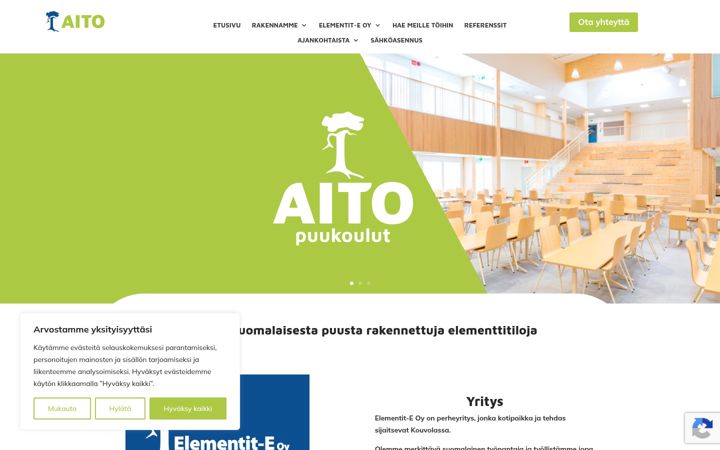 Screenshot di elementit.fi