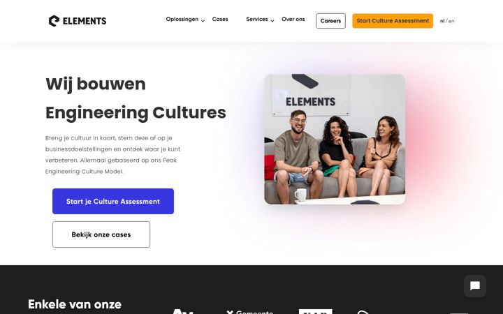 Ekrānuzņēmums no elements.nl