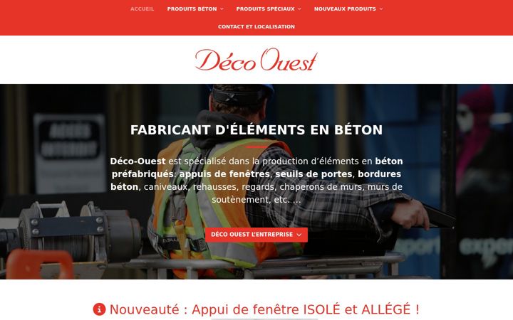Ekrano kopija elementsbeton-decoouest.fr
