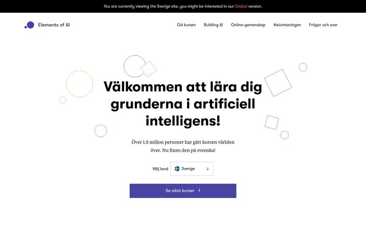 Snímek obrazovky elementsofai.se