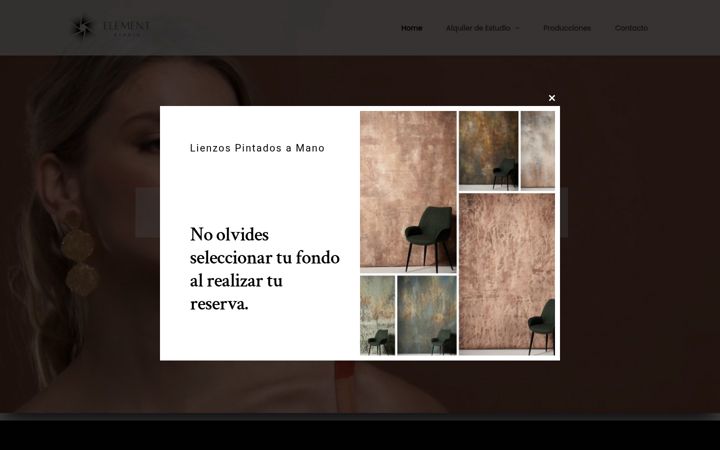 Ekrānuzņēmums no elementstudio.com.co