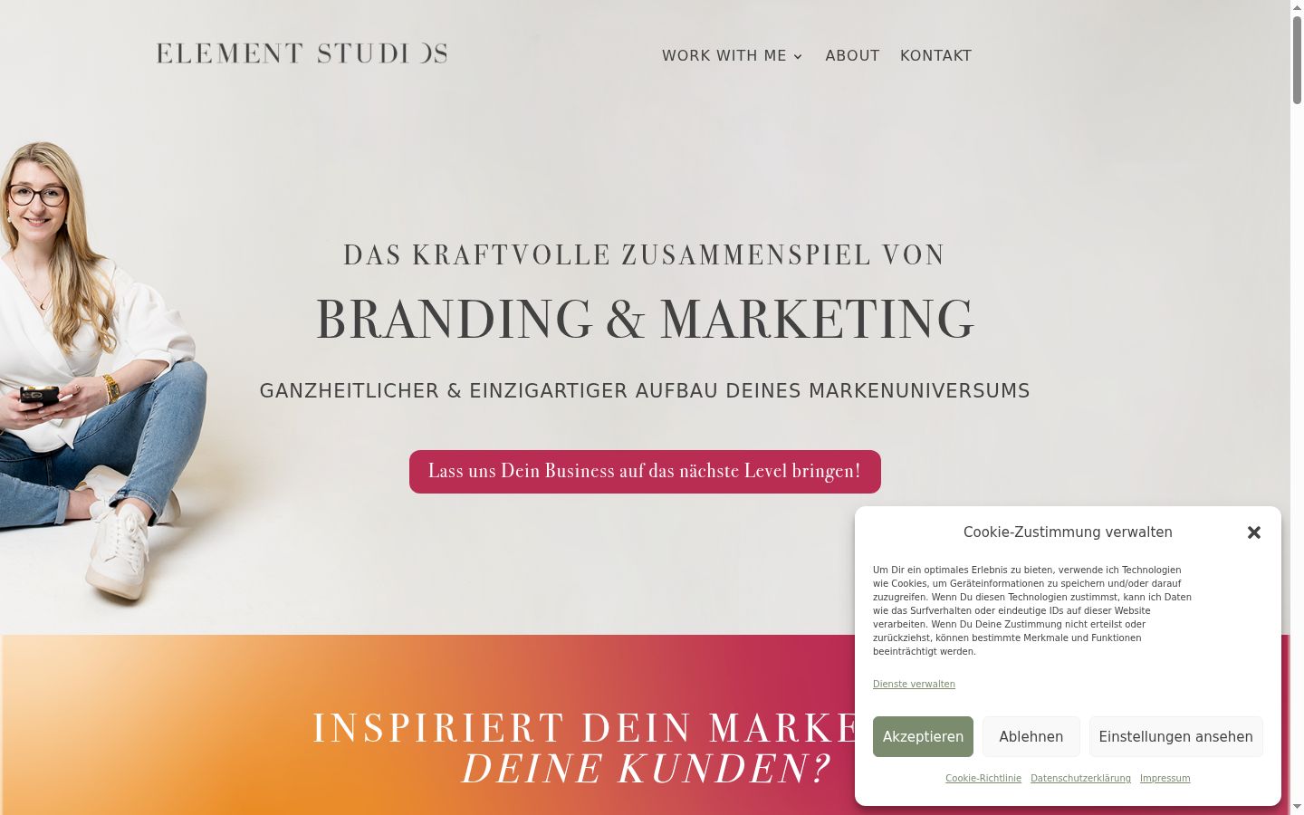 Screenshot tal-banner tal-kunsens muri qabel kwalunkwe interazzjoni