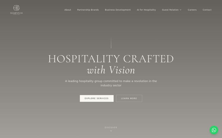 Screenshot of elementumhg.com