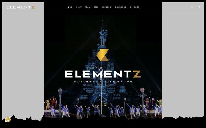 Screenshot of elementzart.com