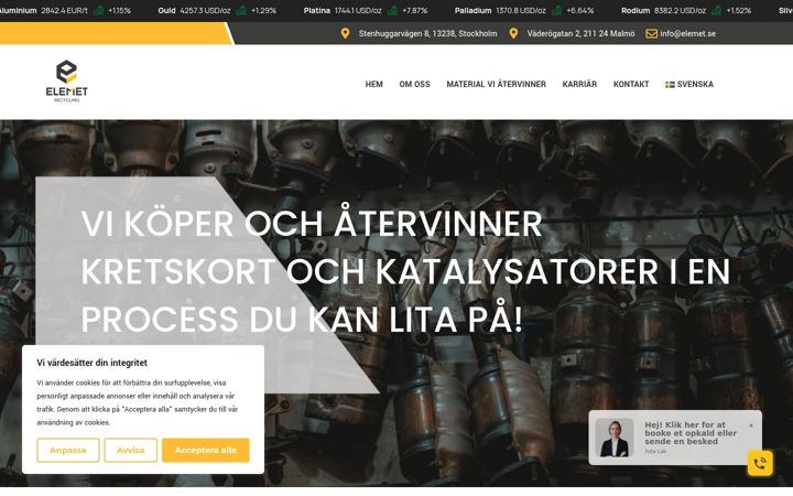 Snímek obrazovky elemet.se