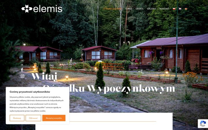 Captura de ecrã de elemis.mazury.pl