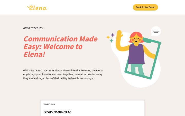 Screenshot of elena-app.com
