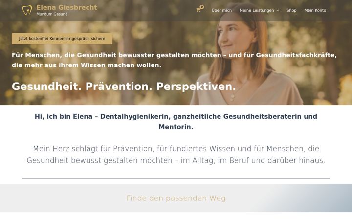 Screenshot di elena-giesbrecht.de