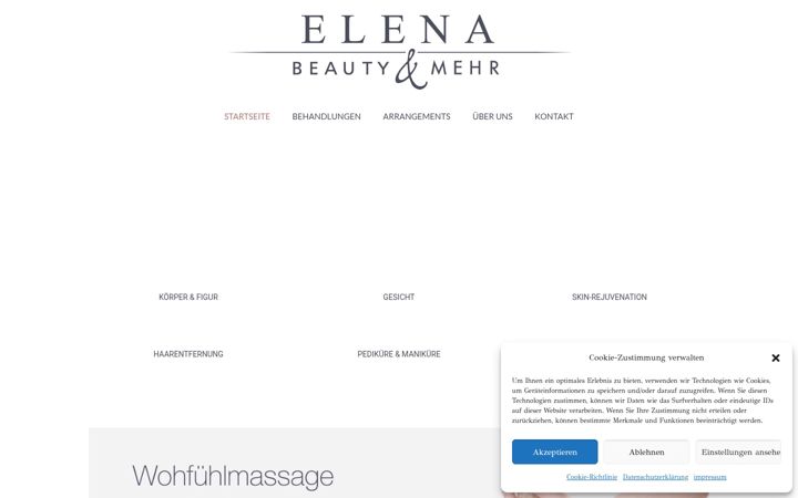 Screenshot di elena-wellness.de