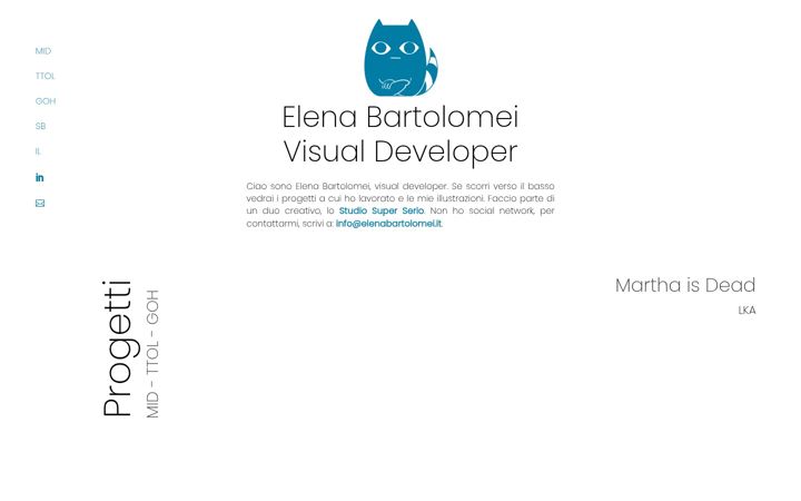 Screenshot of elenabartolomei.it