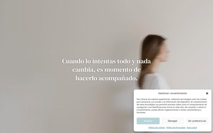 Screenshot of elenacallejapsicologa.com