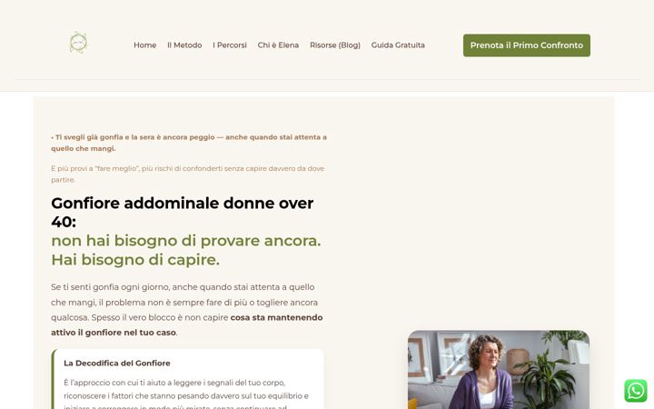Screenshot of elenacoppo.com
