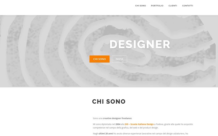 Screenshot of elenadigiovinazzo.com