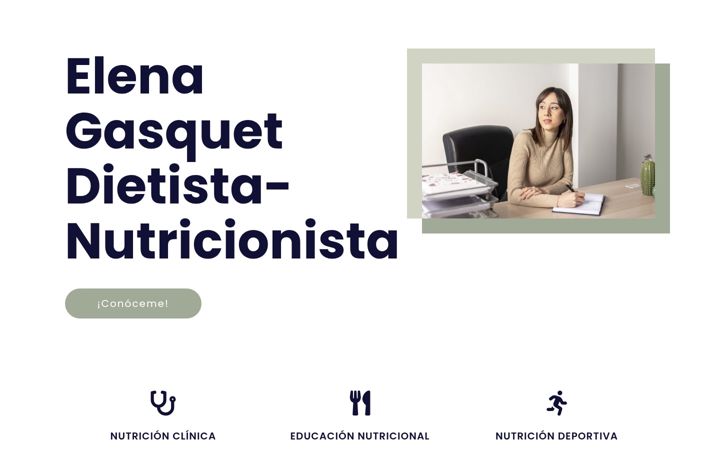 Screenshot of elenagasquet.com