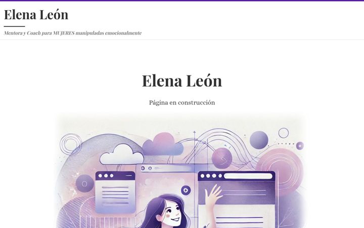 Screenshot of elenaleon.com