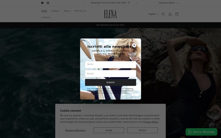 Screenshot of elenasocoloschi.com