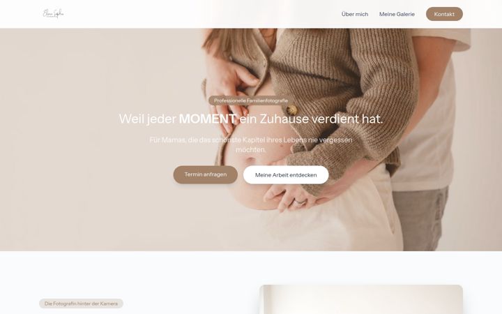 Screenshot of elenasophie.photography