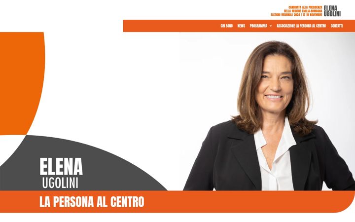 Screenshot stránky elenaugolini.it