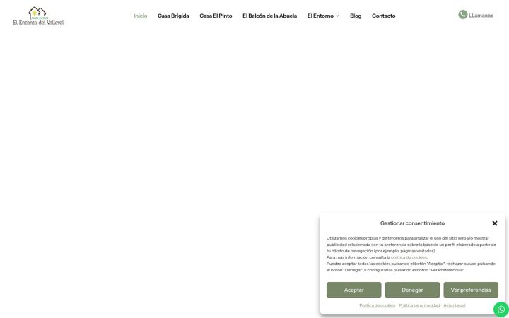 Screenshot von elencantodelvalleval.es