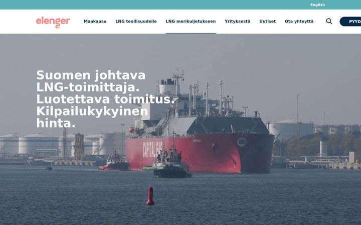 Screenshot di elenger.fi