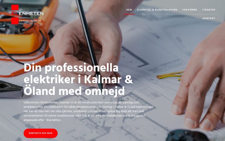 Screenshot of elenhetenkalmar.se