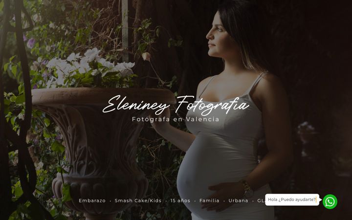 Captura de pantalla de elenineyfotografia.es