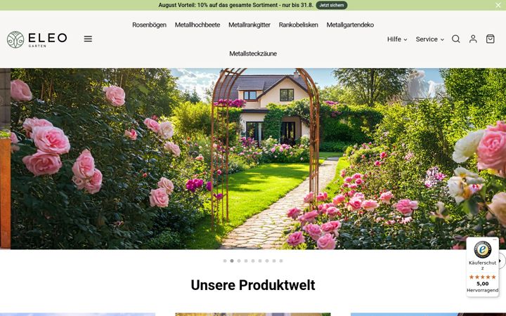Snímek obrazovky eleo-garten.at