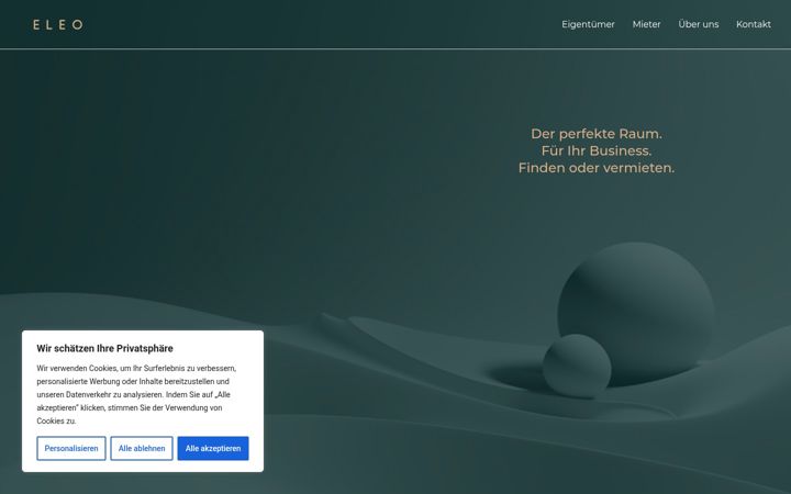 Zrzut ekranu eleo-realestate.de