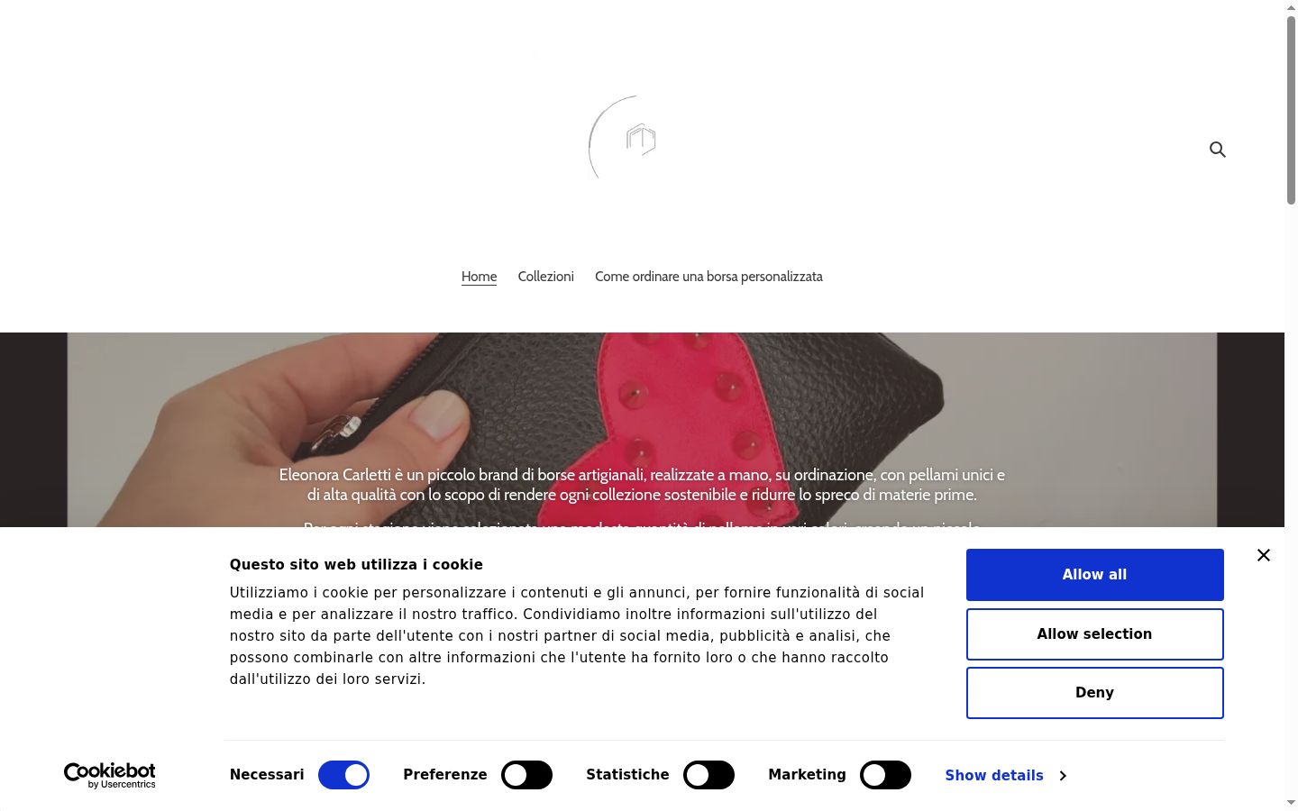 Screenshot tal-banner tal-kunsens muri qabel kwalunkwe interazzjoni