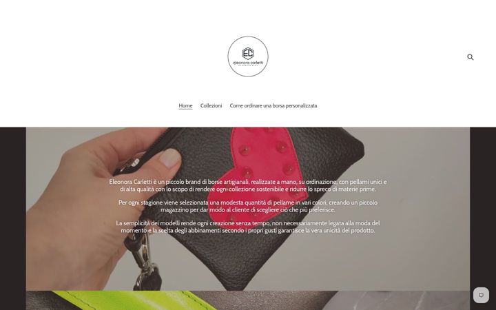Screenshot of eleonoracarletti.com