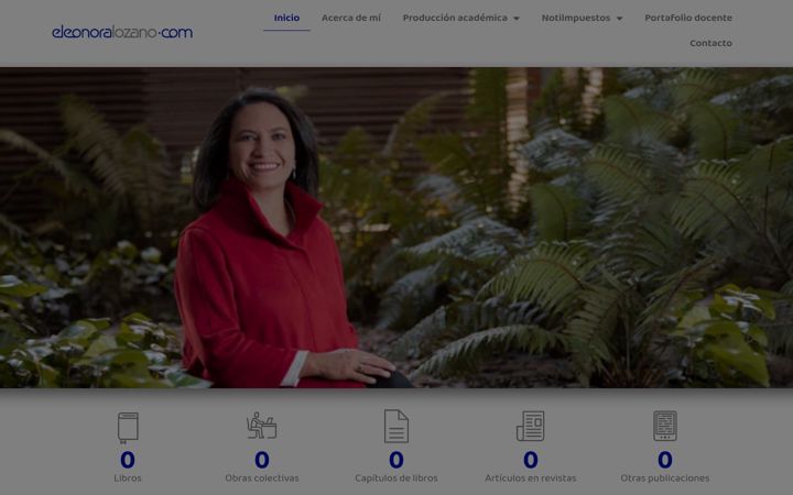 Screenshot of eleonoralozano.com