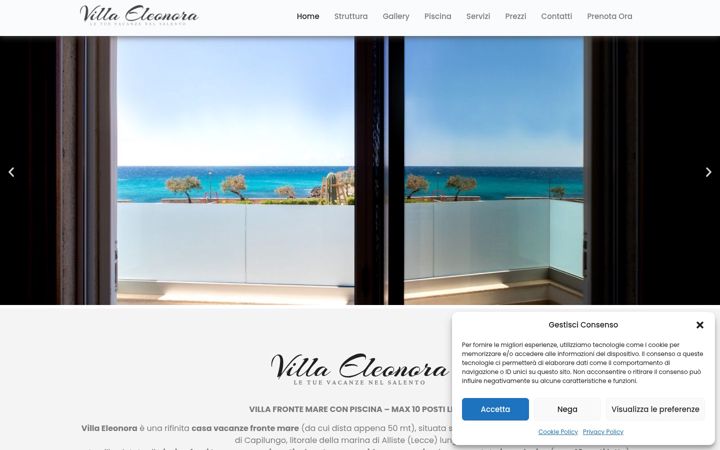 Screenshot of eleonorasvilla.it