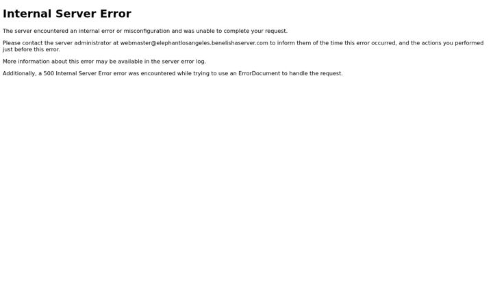 Screenshot of elephantlosangeles.com