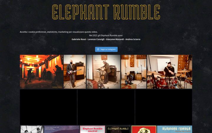 Screenshot ta' elephantrumble.net