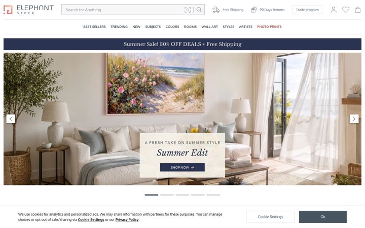 Screenshot of elephantstock.com