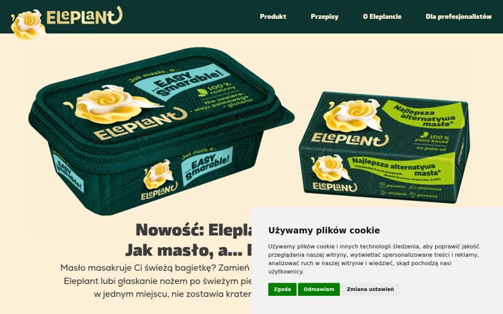 Captura de ecrã de eleplant.pl