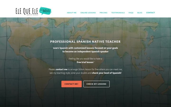 Screenshot of elequeele.com