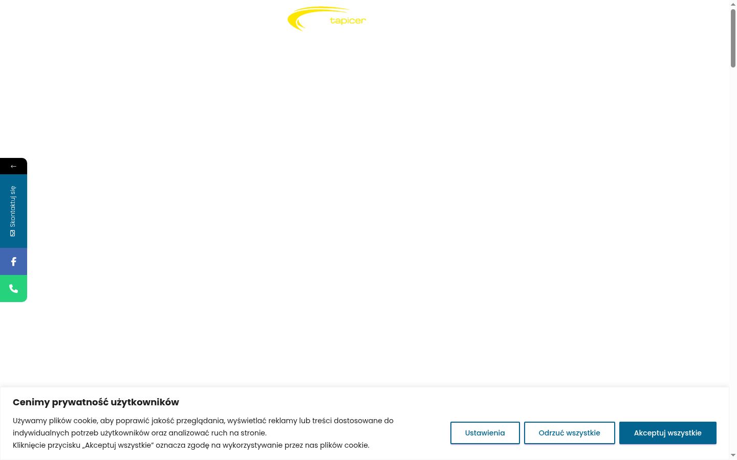 Screenshot des Einwilligungsbanners vor jeglicher Interaktion