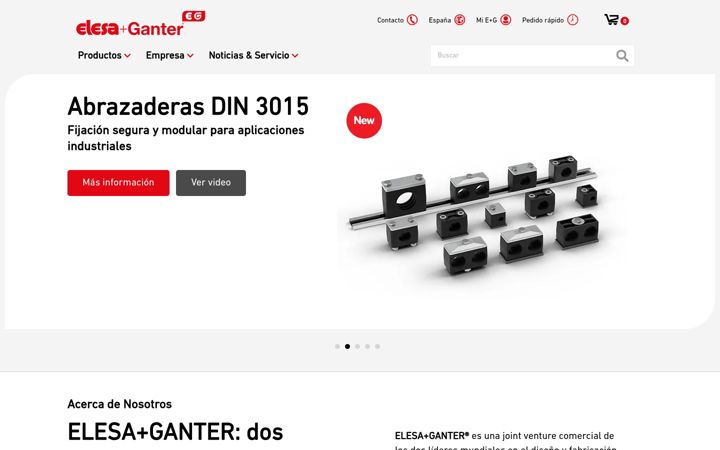 Captura de pantalla de elesa-ganter.es